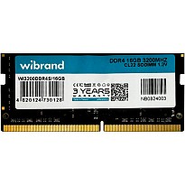 Оперативна пам’ять Wibrand DDR4 CL22 16GB 3200 MHz CL22 SODIMM (WI3200DDR4S/16GB)