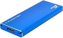 Зовнішня кишеня Frime для M.2 NGFF SATA Metal USB 3.0 up to 5Gb/s Blue (FHE202.M2U30)