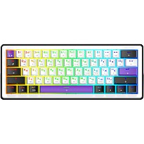 Клавіатура бездротова Hator Hellyberry HK60 wireless White-Violet