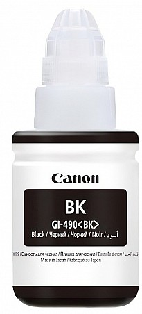 Чорнило Canon GI-490 PIXMA G1400/G2400/G3400 Black 135ml (0663C001)