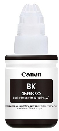 Чорнило Canon GI-490 PIXMA G1400/G2400/G3400 Black 135ml (0663C001)