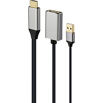 Адаптер-перехідник Cablexpert HDMI на DisplayPort, 4K (A-HDMIM-DPF-02)