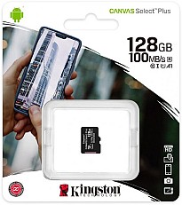 Карта пам'яті Kingston MicroSDXC 128GB Class 10 (SDCS2/128GBSP)