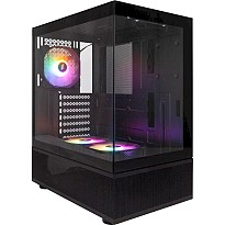 Корпус 1stPlayer Mi7-A-BK-2F7R-1F7 Black