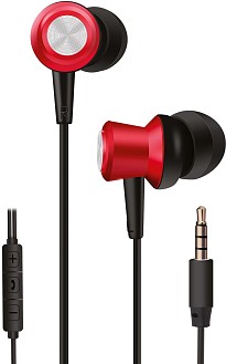Навушники 2E A1 ErgonomicFit Mic Red