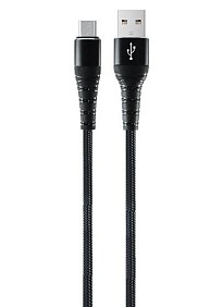 Кабель Gelius Pro Fast Speed 2 GP-UC05m MicroUSB Black (1m) (22.5W)