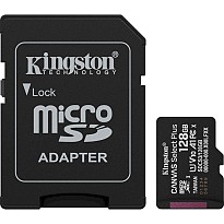 Карта пам'яті Kingston microSDXC(1) 128Gb/Gen3+Ad (SDCS3/128GB)