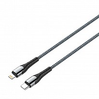 Кабель ColorWay USB-Lightning (PVC), 2.4А, 1м, Black