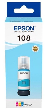 Чорнило Epson 108 EcoTank L8050/L18050 light cyan (C13T09C54A)