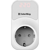 Реле напруги ColorWay CW-VR16-01D white