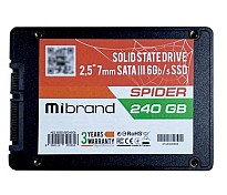 SSD-накопичувач  Wibrand Spider SATA III 240GB Bulk (WI2.5SSD/SP240GB)