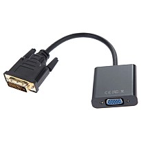 Перехідник Atcom DVI-D (M) - VGA (F) 0.1 м Black (9214)