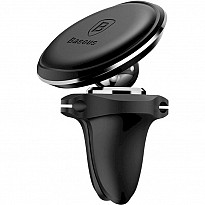 Автотримач для телефону Baseus Magnetic Air Vent Car Mount Holder Black (SUGX-A01)