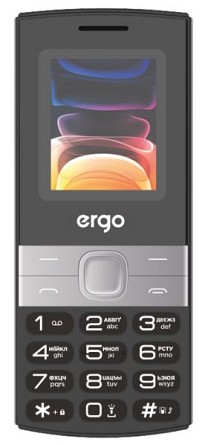 Мобільний телефон Ergo B185 Black