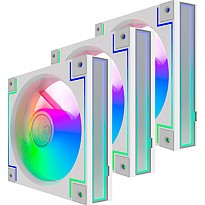 Набір вентиляторів GameMax RD300 WH ARGB Fan 3in1 Kit