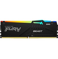 Оперативна пам'ять Kingston FURY DDR5-5600 16384MB PC5-44800 Beast RGB AM5 Black (KF556C36BBEA-16)