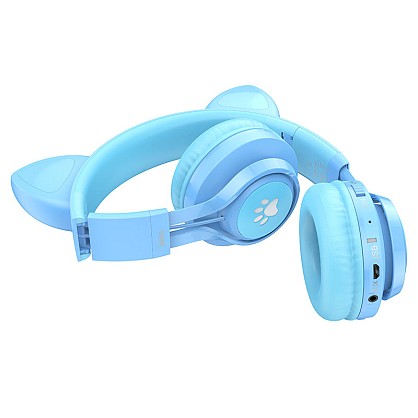 hoco-w39-cat-ear-kids-bt-headphones-foldable