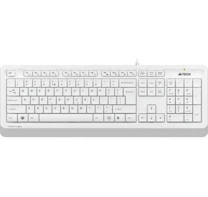 Клавіатура дротова A4Tech FK10 USB White