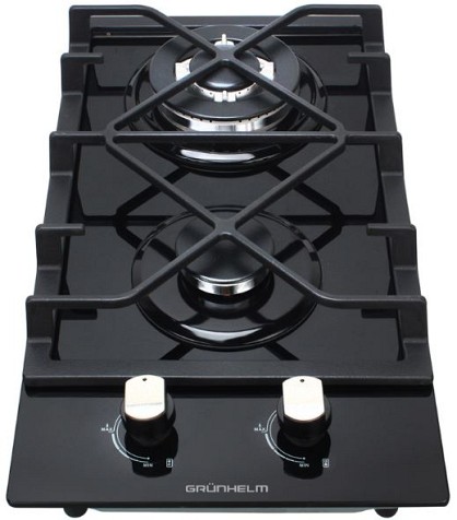 Варильна поверхня газова Grunhelm GHGW 0229 MB WOK (Domino)