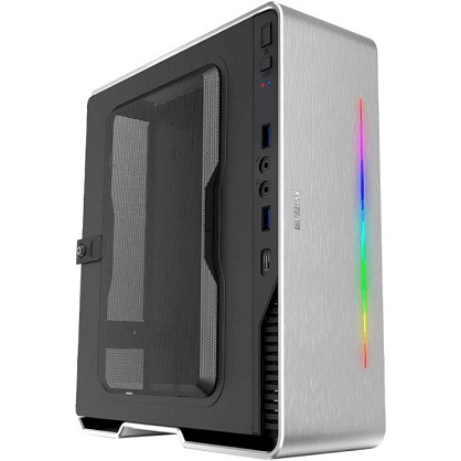 Корпус GameMax Violin Silver mini ITX 