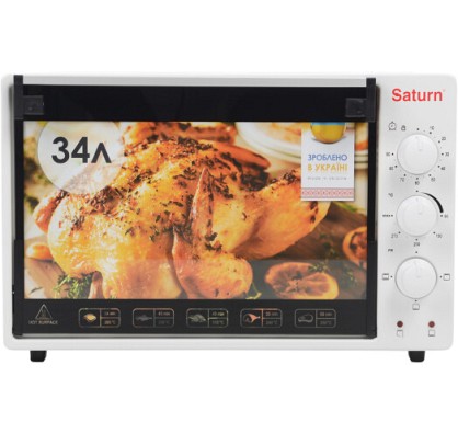 Електрична піч Saturn ST-EC3401 White