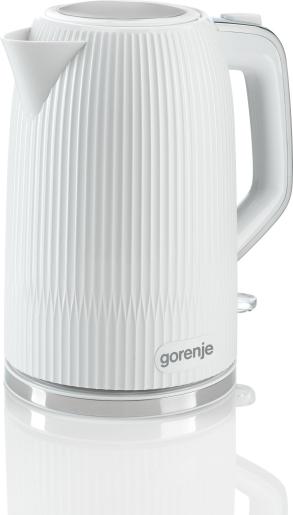 Електрочайник  Gorenje 1.7л, Strix-контроль, білий матовий K17DPW