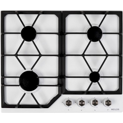 Варильна поверхня газова  Weilor GM 604 WH