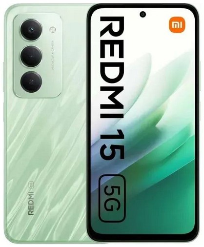 Смартфон Xiaomi Redmi 15 5G 4/128GB Ripple Green (Global)