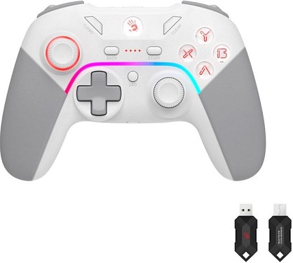 Бездротовий геймпад A4Tech Bloody GPW70 Sports White
