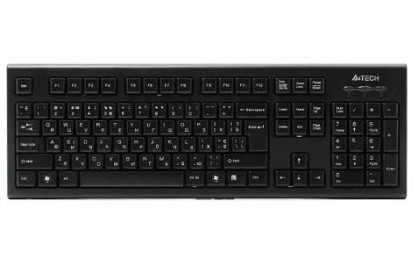 Клавіатура дротова A4Tech KR-85 PS/2 Black
