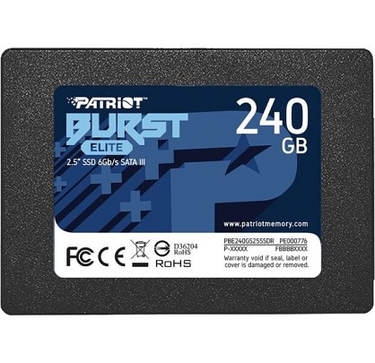 SSD диск Patriot Burst Elite 240 GB (PBE240GS25SSDR)