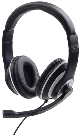 Навушники Gembird MHS-03 Black/White (MHS-03-BKWT)