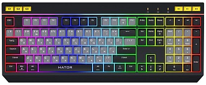 Клавіатура дротова Hator HTK-401 Icefall Black