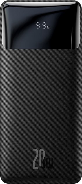 Зовнішній акумулятор (Power Bank) Baseus Bipow Digital Display 30000mAh Black