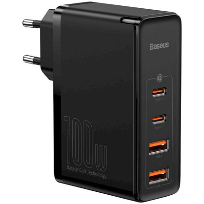 Зарядний пристрій Baseus GaN2 Pro Quick Charger 2C+2U 100W Black (CCGAN2P-L01)