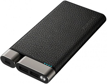 УМБ (Power Bank) Puridea X01 10000 mAh Li-pol+TYPE-C Leather Black