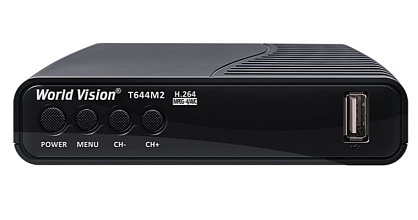 Цифровий ефірний ресивер World Vision T644M2 Fm
