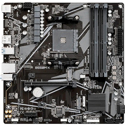 Материнська плата Gigabyte B550M K (sAM4, AMD B550, PCI-Ex16)