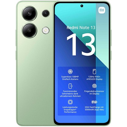 Смартфон Xiaomi Redmi Note 13 8/512GB NFC Mint Green