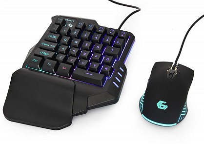 Комплект ігровий  Gembird GGS-IVAR-TWIN USB Black