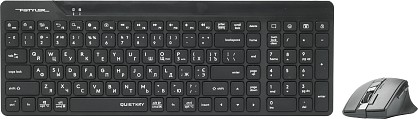 Комплект бездротовий A4Tech Fstyler FG2400 Air Wireless Black
