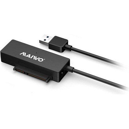 Адаптер Maiwo K10435A USB 3.0 - SATA III, з блоком живлення 12В/2А 