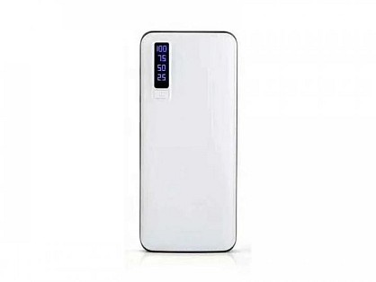 УМБ (Power Bank) Leder Design 10000mAh White