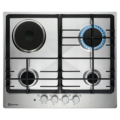 Варильна поверхня Electrolux KGM64311X комбінована