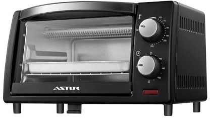 Електрична піч Astor CZ-2109 (міні-піч 9л) чорна