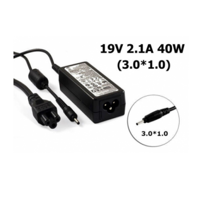 Блок живлення для ноутбука Samsung 40W(19V/2.1A) 3.0x1.0