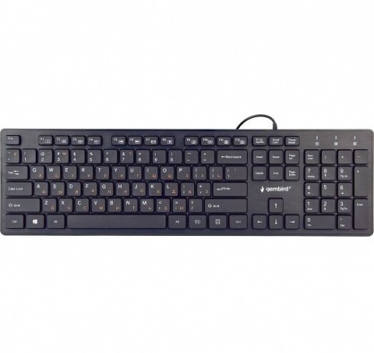 Клавіатура дротова Gembird KB-MCH-03-UA Black