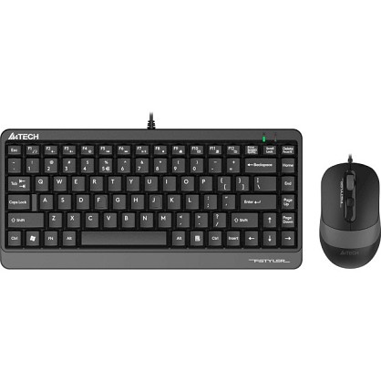 Комплект (клавіатура + мишка) A4-Tech F1110 USB Grey