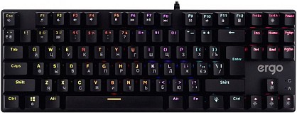 Клавіатура дротова Ergo KB-905 TKL Youhua USB Black