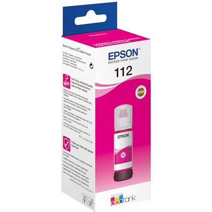 Чорнило EPSON 112 EcoTank Magenta (C13T06C34A)